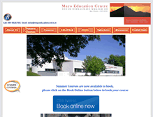 Tablet Screenshot of mayoeducationcentre.ie